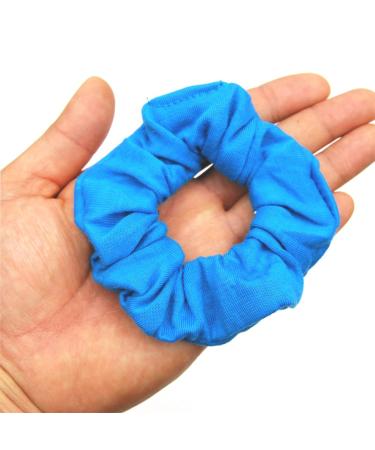 LUXXII Soft Cotton Colorful Scrunchies - 12 Pack Fancy Ponytail Holders - Buy Online on GoSupps.com