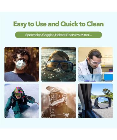 250 Count Anti-Fog Glasses Cleaning Wipes | Individually Wrapped Defogging Lens Wipes | Quick-Dry & Suitable for All Glasses & Electronics - Buy Online on GoSupps.com