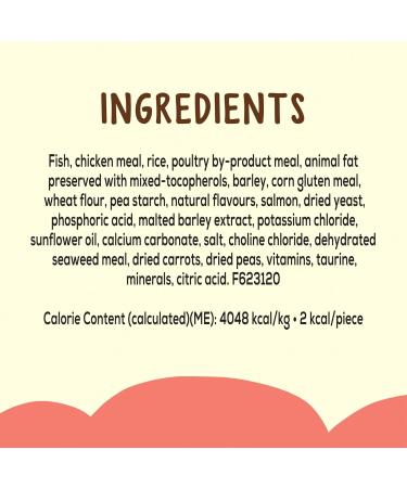 Friskies Party Mix Cat Treats Naturals Seaside Crunch with Real Fish - 454 g Cannister (1 Pack) 454 g (Pack of 1) - Buy Online on GoSupps.com