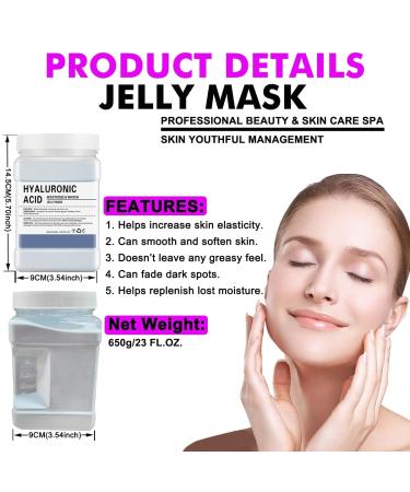 Poztl Gel Mask Powder - Soothing Lavender Face Mask for DIY Spa Treatments | Hydrating Peel-Off Hydro Jelly - 23 fl oz - Buy Online on GoSupps.com