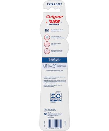 Colgate My First Toothbrush for Kids - Battery Powered Extra Soft 0-2 yrs 2 Pack - International Shipping Available - Buy Online on GoSupps.com