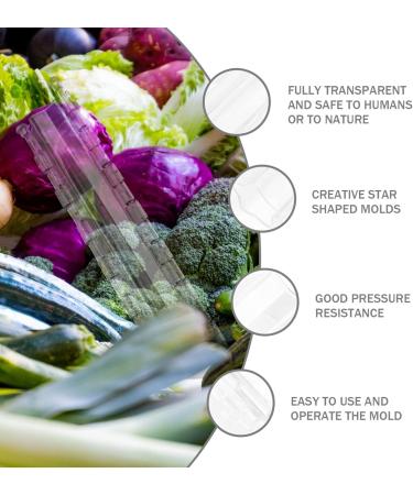 POPETPOP 2 Pcs Pentagram Mold Vegetables Vegetable Grow Forming Fruit Shaping Mould Stereotypes Strawberry - Buy Online on GoSupps.com