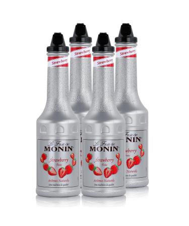 Monin - Strawberry Pur e - 1L (Case of 4)