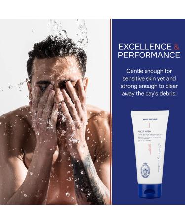 SEVEN POTIONS Men's Face Wash - Natural & Vegan Gentle Cleanser for All Skin Types | 3.4 FL OZ | Hydration & Healthy Skin Cruelty Free - Buy Online on GoSupps.com