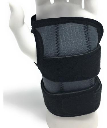 Champion Wrist Splint - Universal Fit Maximum Support Airmesh Fabric Black Large (Left Hand) | International Shipping Available - Buy Online on GoSupps.com