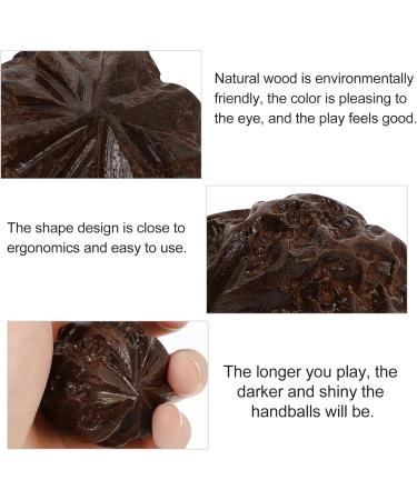 Minkissy 18 Health Balls for Meditation & Relaxation | Baoding Wooden Craft Stress Relief & Hand Massage Tools - International Shipping Available - Buy Online on GoSupps.com