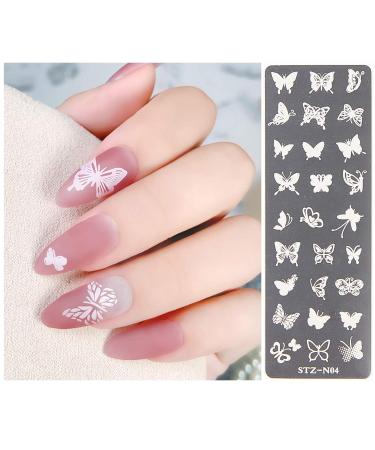 Niceneeded Nail Art Stamping Plates - 27 Butterfly Designs for DIY Nail Design & Manicure - Perfect Nail Polish Transfer Tool - Buy Online on GoSupps.com