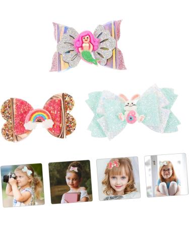 Abaodam 3pcs Back to School Hair Clips Hair Accessories for Girls Hair Pin Bow Tie Issue Card Toddler - Buy Online on GoSupps.com