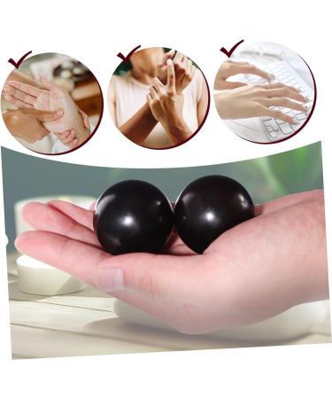 Magiclulu 2-Piece Chinese Stress Balls - Reusable Wooden Massage Tool for Hand Therapy - Buy Online on GoSupps.com