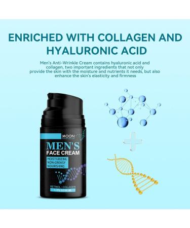 Nmbol Cream Moisturizing Moisturizing Cream Face Men Face Cream With Hyaluronic Acid Face Moisturizing Cream Men Face Care Against Wrinkles Strengthens Skin Collage Improved 50ml - Buy Online on GoSupps.com