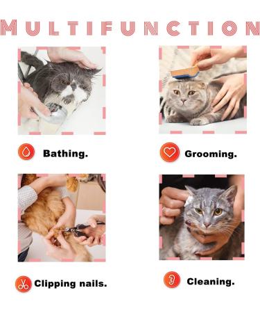 OHCOZZY Cat Muzzle - Breathable Mesh for Safe Cat Care Prevent Biting & Chewing (Size M Gray) - Buy Online on GoSupps.com