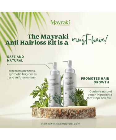 Hair Growth & Anti Hairloss Shampoo Kit - Volumizing Shampoo for Color Treated Hair - Fuller and Thicker Hair - 300ml x 2 - Buy Online on GoSupps.com