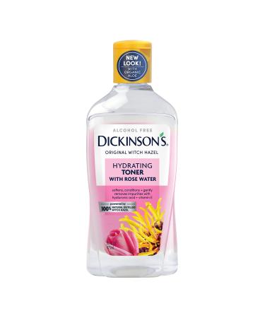 Dickinson Brands Enhanced Witch Hazel Hydrating Toner Alcohol Free 16 fl oz (473 ml)