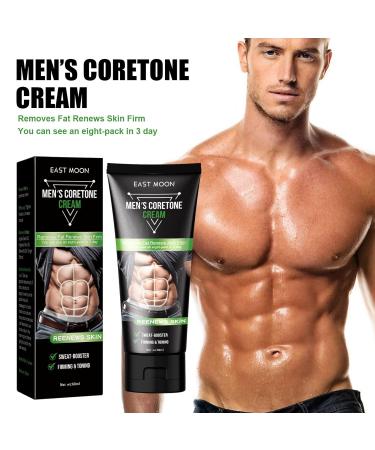 Blossoms Men's Cortisone Cream - Sculptique Abs Sculpting Cream for Body Tightening - Targets Stomach & Thighs - 1 Pcs - Buy Online on GoSupps.com