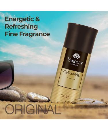 YARDLEY LONDON Original Deodorant Body Spray for Men 5 oz - Long-Lasting Protection - Buy Online on GoSupps.com