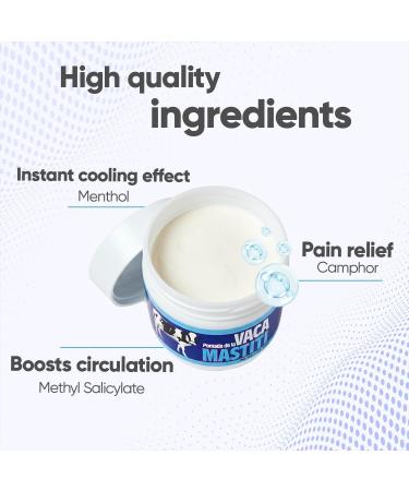 POMADA DE LA VACA MASTITI Hydrating Ointment Intensive Care to Help Maintain Healthy Looking Skin Ideal for Skin Care Breastfeeding Essentials and Esthetician Supplies | 2 Oz | 1-Pack - Buy Online on GoSupps.com