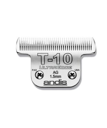 Andis Carbon-Infused Steel UltraEdge Dog Clipper Blade Size-T-10 1/6-Inch Cut Length (22305) T-10/1.5 Mm