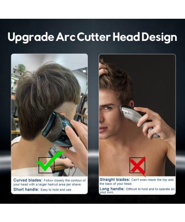 Shortcut Self-Haircut Kit for Men - Cordless Electric Trimmer & Head Shavers | Quickcut Hair Clippers & Buzz Cut Razor - Home Hair Cutting Machine by Sceafunny - Buy Online on GoSupps.com