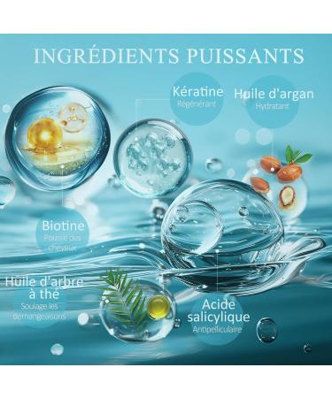 Gommage du Cuir Chevelu Biotine et Acide Salicylique Exfoliant Pour la Croissance Des Cheveux Cheveux Gras Tendance Pelliculaire et Cuir Chevelu Qui D mange Pr vention de la Chute Des Cheveux - Buy Online on GoSupps.com