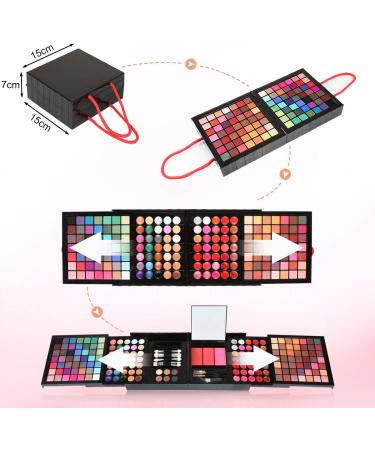 Hotrose 177 Color Makeup Set: Eyeshadow Palette, Blush, Lip Gloss, Concealer & Mirror - All-in-One Beauty Kit for Women - Buy Online on GoSupps.com