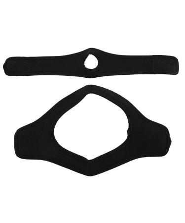 Anti Snoring Chin Strap Anti Snoring Chin Strap Adjustable Breathable Anti Snoring Device Strap Unisex (Black)