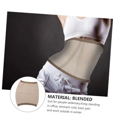 FRCOLOR Adjustable Waist Support Warmer - Lumbar Belt for Men & Women | Sweat Band for Stomach Protection | Ideal for Lower Back Pain Relief - Buy Online on GoSupps.com