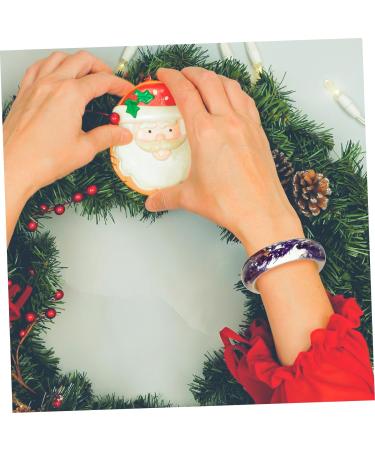 COLLBATH 1pc Epoxy Resin Bracelet Woodsy Decor Bangle Bracelets for Women Dried Flower Wooden Waist Acrylic Bangle Women Dried Flower Bracelet Cuff Bracelet Dried Flowers Hanfu - Buy Online on GoSupps.com