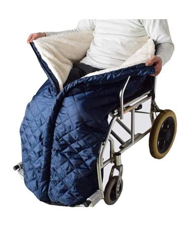 Wheelchair Cover for Adults - with Zipper and Villus Lightweight Wheelchair Blanket Universal Wheelchair Accessory for Elderly Patients and Disabled Leg Lower Body Warm