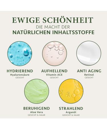 Shop Luxurious Eternal Beauty Gift Set for Women | Vegan Organic Aloe Vera Gel Argan Oil Vitamin C & Retinol Cream - Perfect Birthday Gifts! - Buy Online on GoSupps.com