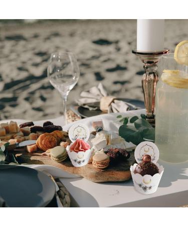 Eid Mubarak Cupcake Topper 12pcs Ramadan Cupcake Toppers Mubarak Eid Decorations Cake Topper For Muslim Festival Party Supplies - Buy Online on GoSupps.com