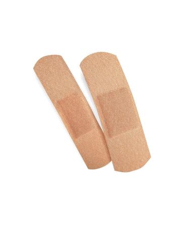 EZGOODZ Adhesive Bandages. Pack of 100 Sterile Fabric Bandages 1" x 3" for Wound Protection. Sterile Bandages with Non-Adherent pad. Single use. Individually Wrapped. Easy to Apply.