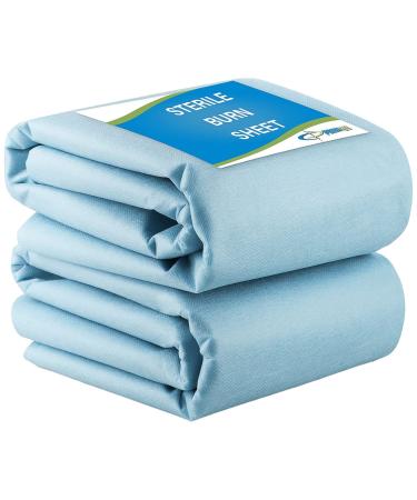Primacare BD-3151 Sterile Burn Sheet for Burn Relief First Aid Blanket for Instant Cooling Relaxation from Minor Burns Wet and Dry Dressing 96 x 60