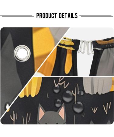 Kigai Cartoon Cats Barber Cape | Waterproof Hair Cutting Cape for Men & Women | Adjustable Salon Hairdressing Cape - Buy Online on GoSupps.com