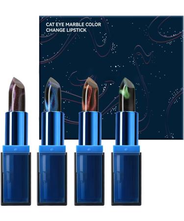  Teksome Color-Changing Lipstick | 4 Shades of Moisturizing & Nourishing Lipstick Lightweight Moisturizing Care for Daily Makeup Natural Effect - Buy Online on GoSupps.com