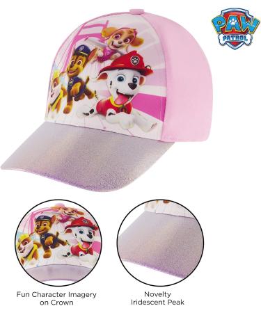 Nickelodeon Paw Patrol Pink Toddler Baseball Cap | Adjustable Hat for Girls 2-4T - Buy Online on GoSupps.com