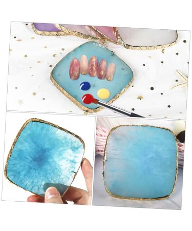 2pcs Nail Art Palette Set - Nail Polish Mixing & Display Tool for Professional Nail Art Design - Buy Online on GoSupps.com