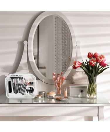 TSA Approved Clear Travel Toiletry Bag Quart Size - 2 Pack | Transparent Airport Carry On Liquid Bag for Toiletries - White - Buy Online on GoSupps.com