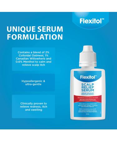 Flexitol Scalp Relief Serum with 2% Colloidal Oatmeal - 2 Ounce - Buy Online on GoSupps.com