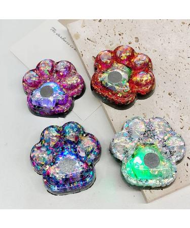 Small Tablet Nail Art Display Board - Cat Flap Tip Peak Stand for Manicure & False Lace | Bright Green Nail Polish Tray - Buy Online on GoSupps.com