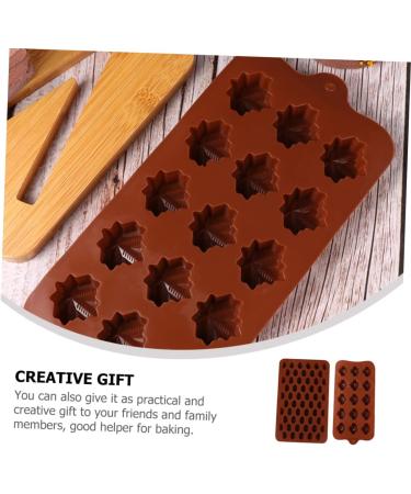 Cabilock 2pcs Chocolate Mold Mini Silicone Sphere Chocolate Candy Making Molds Silicone Molds for Baking Silicone Ice Cube Trays Non-Stick Chocolate Baking Mold Jelly 3D Chocolate Candies 18.5X11CM Light Brown 1 - Buy Online on GoSupps.com