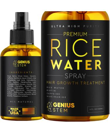 GENIUS STEM Hair Spray   Rice Water Serum Hair Complex   4 Fl Oz