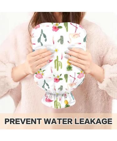 Shop Tropical Flamingo Cactus Hot Water Bottles - 2L Pain Relief & Cozy Comfort | International Shipping Available - Buy Online on GoSupps.com