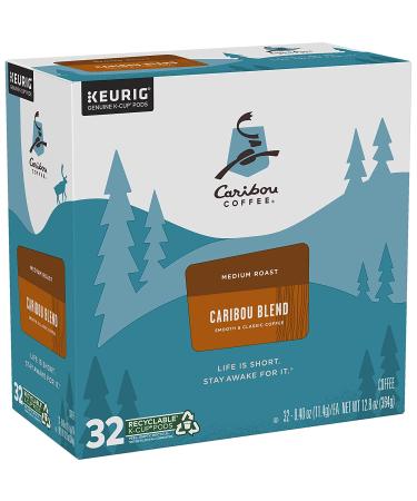 Caribou Coffee Caribou Blend Keurig K-Cup Pods 32 Count - Medium Roast - Buy Online on GoSupps.com