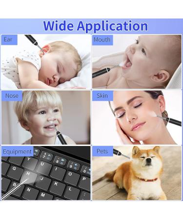 Ear Wax Removal Tool with 1920P HD Camera and 8 Pcs Ear Set - Black - Buy Online on GoSupps.com