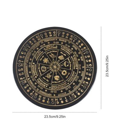 Pendulum Board & Desiral Rod Necklace | Metaphysical Wood Dowsing Rod | Witch Gift & Carved Round Star Board - Buy Online on GoSupps.com