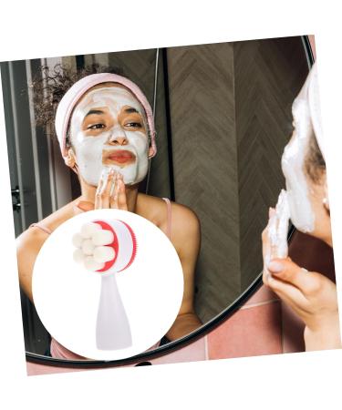 POPETPOP Facial Cleansing Brush Puffs Manual Food Grade Silicone - Buy Online on GoSupps.com