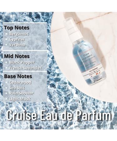 MA Herbals Cruise Bergamot & Sea Salt Citrus Natural Fragrance | Notes of Lemon Verbena Neroli Black Pepper Ozone White Musk | Long Lasting Fresh Acqua Perfume made with Essential Oils Cruise (Bergamot Sea Salt Light Musk) - Buy Online on GoSupps.com