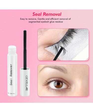 Lash Bond and Seal with Remover Cevillae Eyelash Glue and Lash Remover for Individual Cluster Lashes Extensions Waterproof Strong Hold 48Hours Eyelashes Adhesive & Remover for False Eyelashes 2 in 1 Individual Lash Glue - Buy Online on GoSupps.com