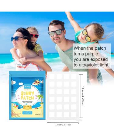 UV Detecting Patches 24 Pieces UV Detection Stickers UV Patches for Outdoor UV Detection Stickers for Sunscreen Reapply Reminder Sunny Patch UV Detecting Patches Face & Body-Easy to Use - Buy Online on GoSupps.com