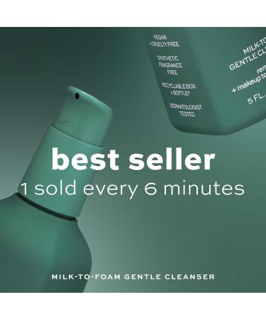 ITK 2-in-1 Milk-To-Foam Face Wash & Makeup Remover - Pro Vitamin B5 Pineapple & Coconut Enzymes for Clean Moisturized Skin - Shop Internationally - Buy Online on GoSupps.com